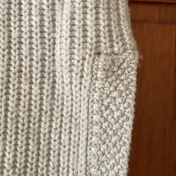 WILFRED ARITZIA sweater size XXS grey knit tunic sleeveless Italian yarn - Picture 5 of 8